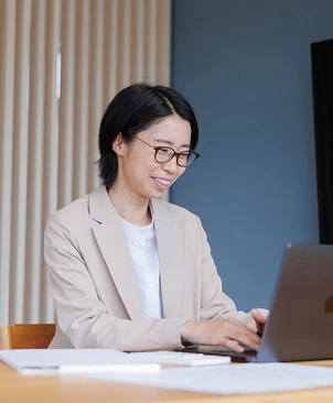 設計している様子